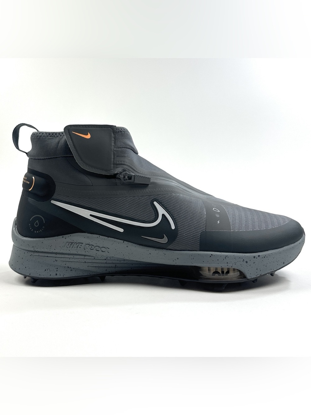 Nike Air Zoom Infinity Tour Shield Gray Mens 12.5 Wide Golf Shoes FQ7875-101